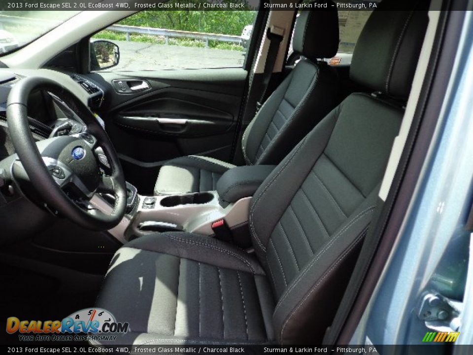 Charcoal Black Interior - 2013 Ford Escape SEL 2.0L EcoBoost 4WD Photo #8