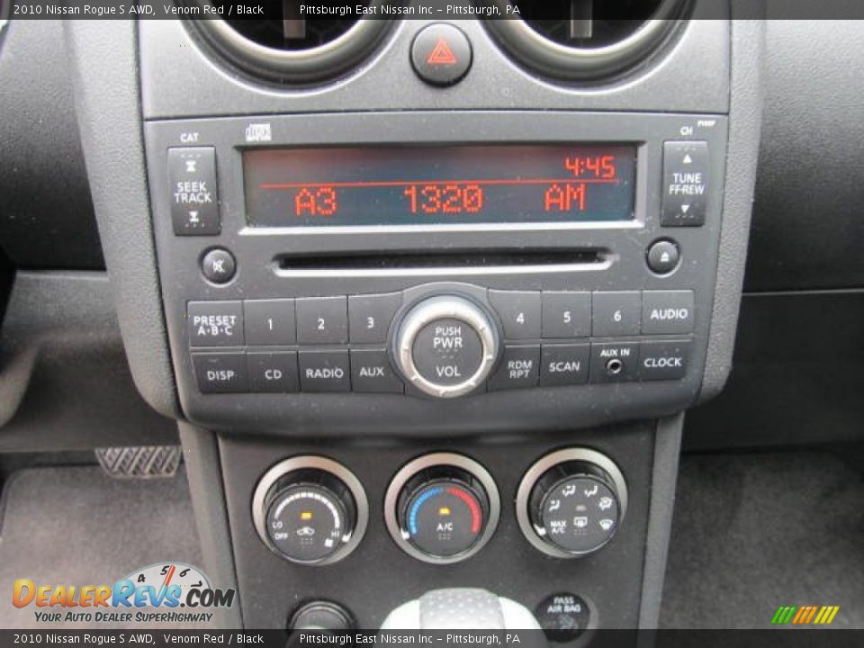 2010 Nissan Rogue S AWD Venom Red / Black Photo #11