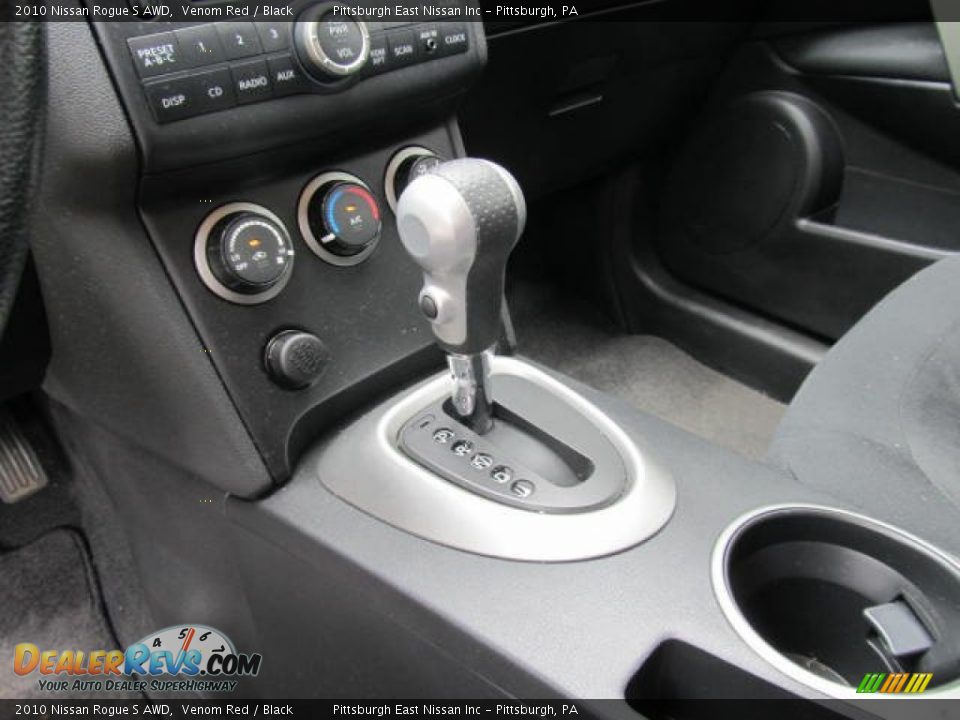 2010 Nissan Rogue S AWD Venom Red / Black Photo #12