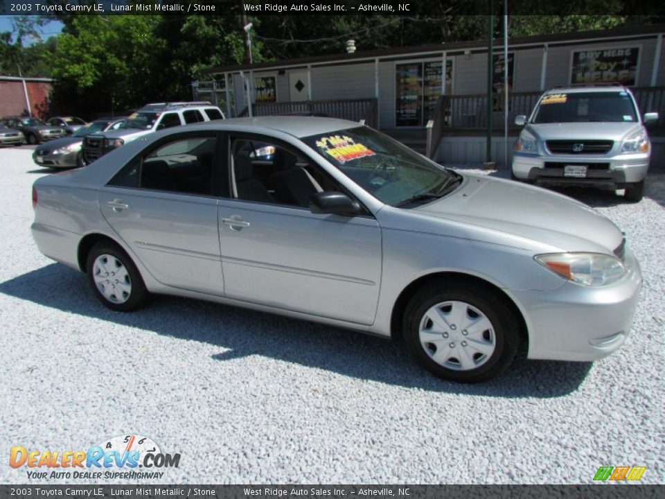 2003 Toyota Camry LE Lunar Mist Metallic / Stone Photo #2