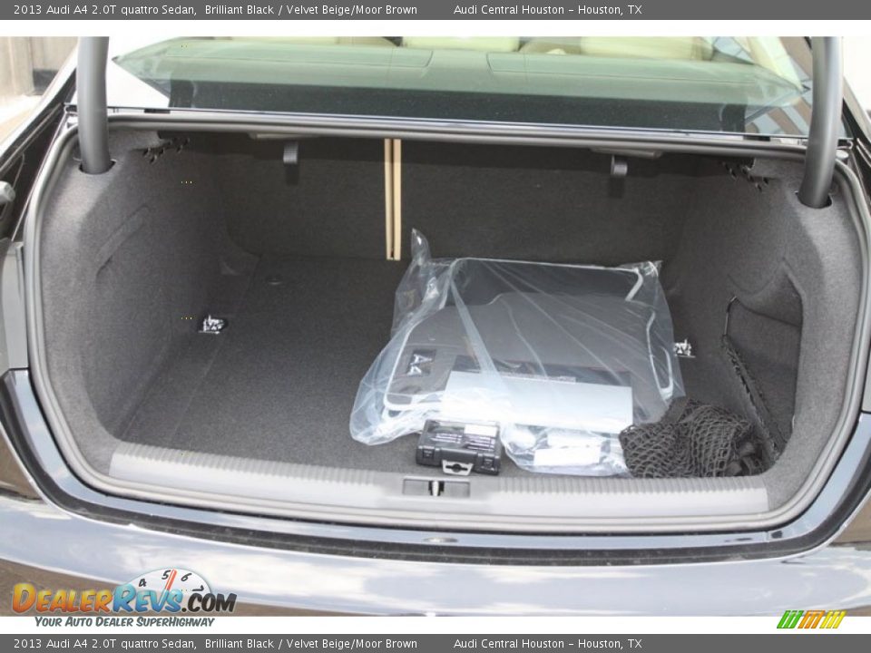 2013 Audi A4 2.0T quattro Sedan Brilliant Black / Velvet Beige/Moor Brown Photo #19