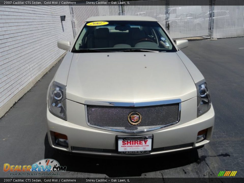 2007 Cadillac CTS Sedan Gold Mist / Cashmere Photo #2