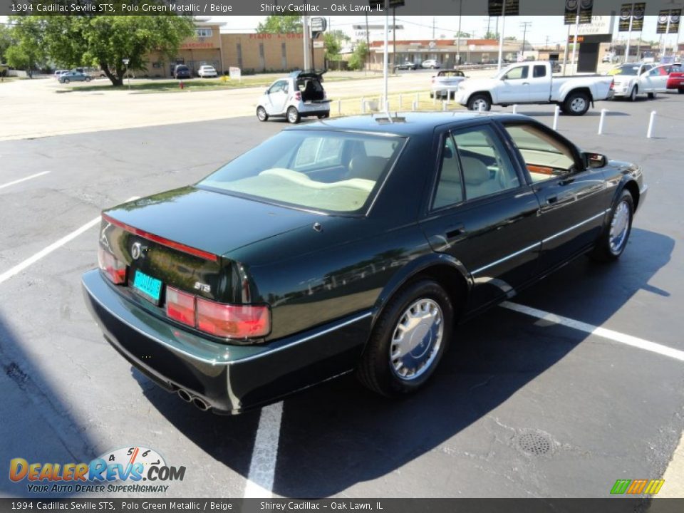 1994 Cadillac Seville STS Polo Green Metallic / Beige Photo #4