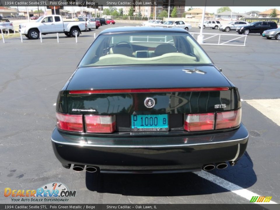 1994 Cadillac Seville STS Polo Green Metallic / Beige Photo #5