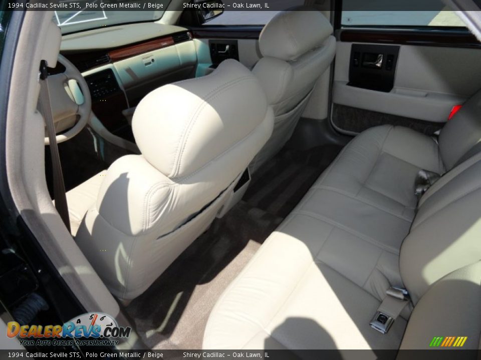 1994 Cadillac Seville STS Polo Green Metallic / Beige Photo #10