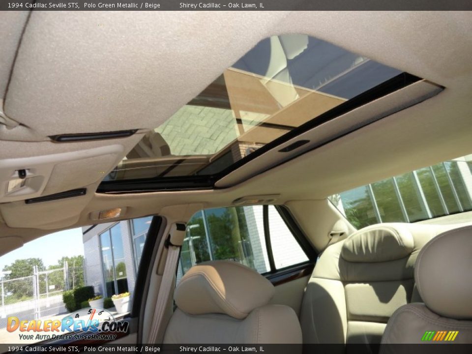 1994 Cadillac Seville STS Polo Green Metallic / Beige Photo #13