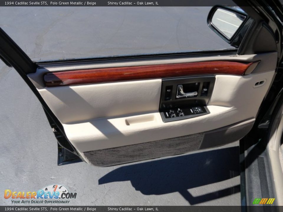 1994 Cadillac Seville STS Polo Green Metallic / Beige Photo #14