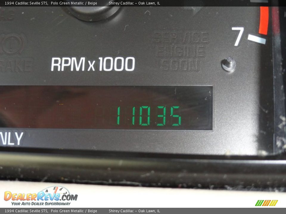 1994 Cadillac Seville STS Polo Green Metallic / Beige Photo #22