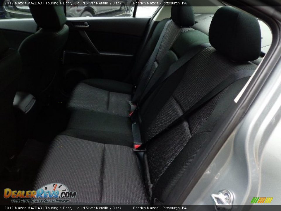 2012 Mazda MAZDA3 i Touring 4 Door Liquid Silver Metallic / Black Photo #11