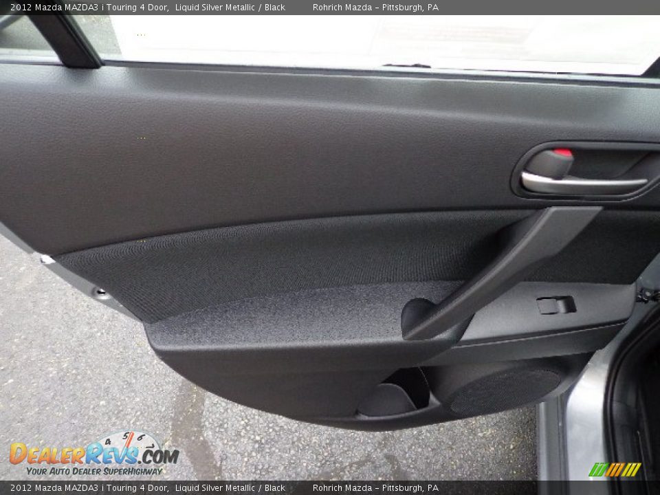 2012 Mazda MAZDA3 i Touring 4 Door Liquid Silver Metallic / Black Photo #13