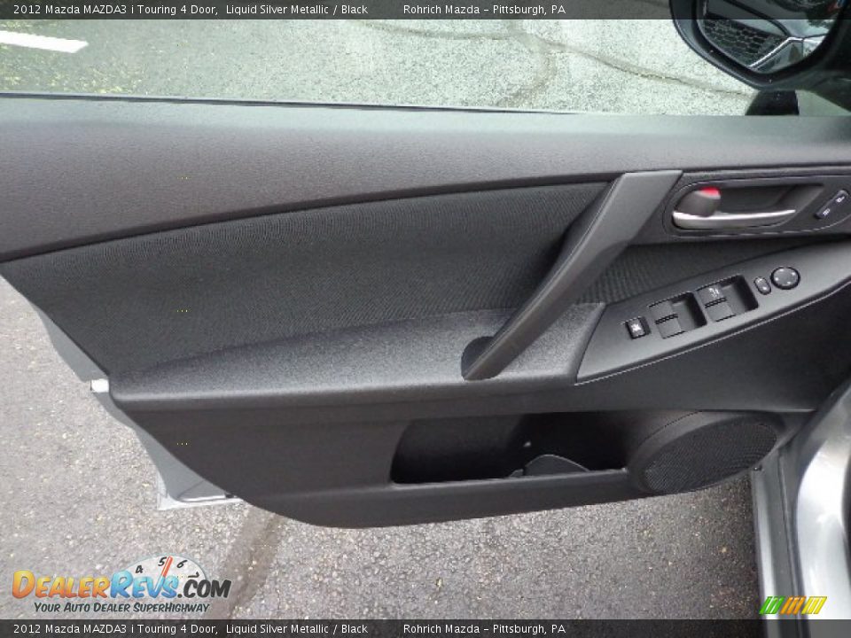 2012 Mazda MAZDA3 i Touring 4 Door Liquid Silver Metallic / Black Photo #14