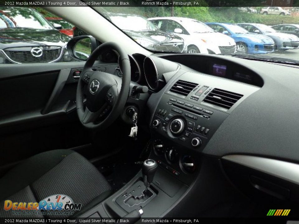 2012 Mazda MAZDA3 i Touring 4 Door Liquid Silver Metallic / Black Photo #16