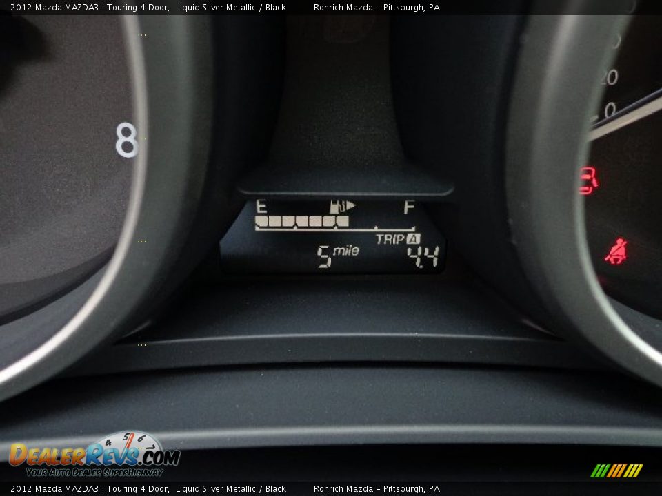 2012 Mazda MAZDA3 i Touring 4 Door Liquid Silver Metallic / Black Photo #18