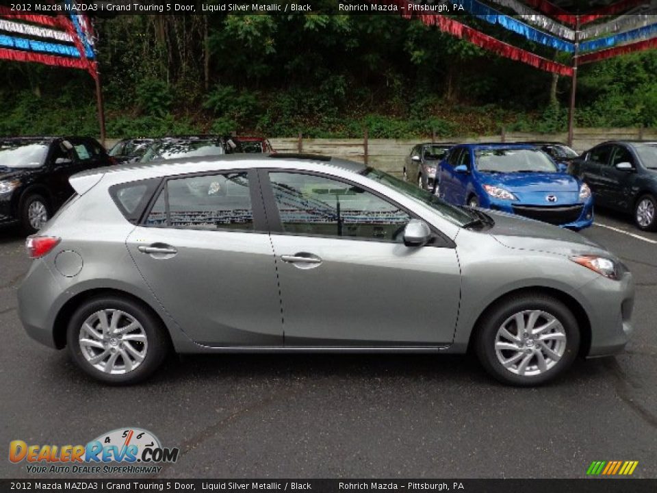 Liquid Silver Metallic 2012 Mazda MAZDA3 i Grand Touring 5 Door Photo #6