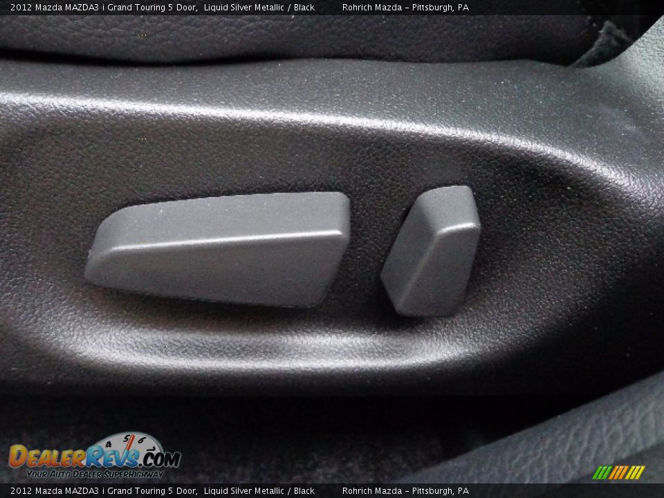2012 Mazda MAZDA3 i Grand Touring 5 Door Liquid Silver Metallic / Black Photo #15