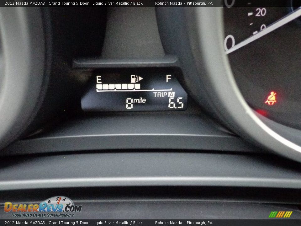2012 Mazda MAZDA3 i Grand Touring 5 Door Liquid Silver Metallic / Black Photo #19