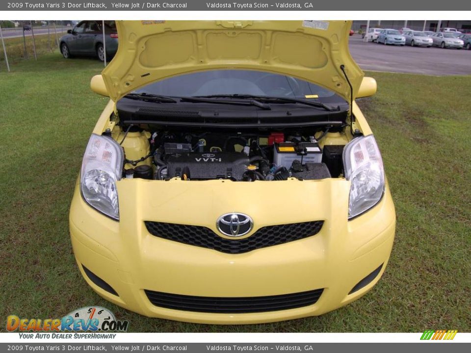 2009 Toyota Yaris 3 Door Liftback Yellow Jolt / Dark Charcoal Photo #8