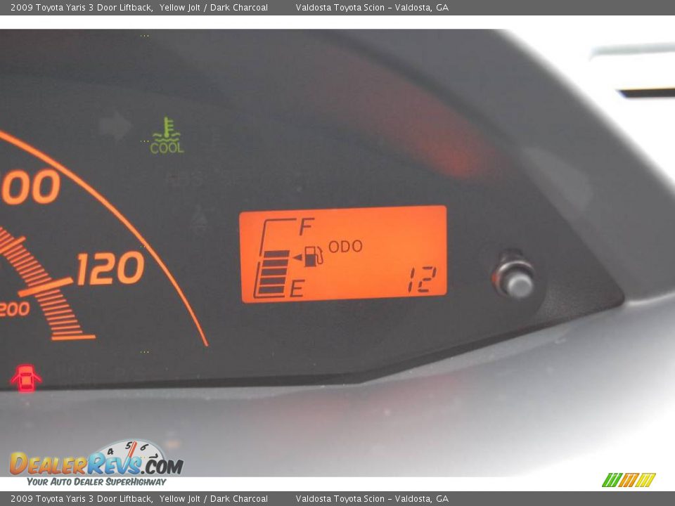 2009 Toyota Yaris 3 Door Liftback Yellow Jolt / Dark Charcoal Photo #14