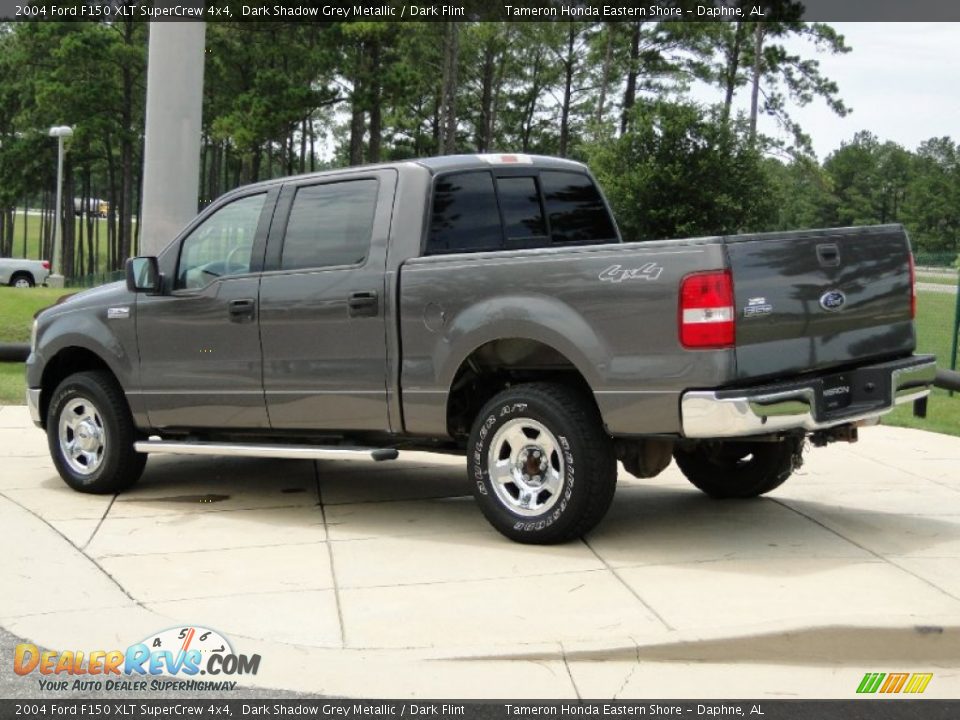 2004 Ford F150 XLT SuperCrew 4x4 Dark Shadow Grey Metallic / Dark Flint Photo #6