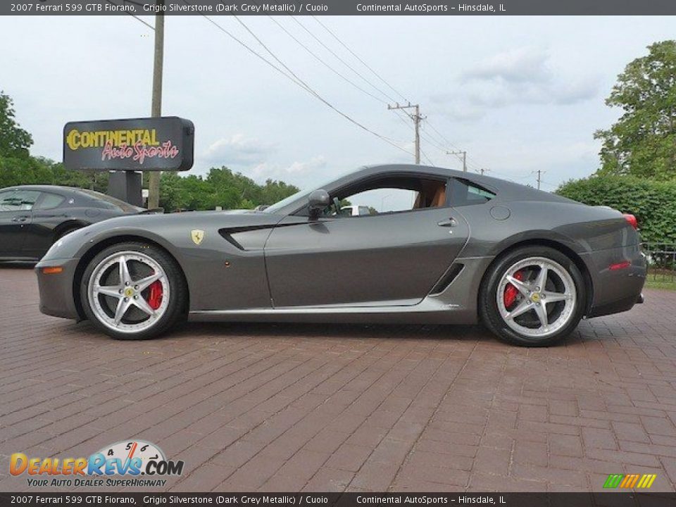 Grigio Silverstone (Dark Grey Metallic) 2007 Ferrari 599 GTB Fiorano  Photo #2