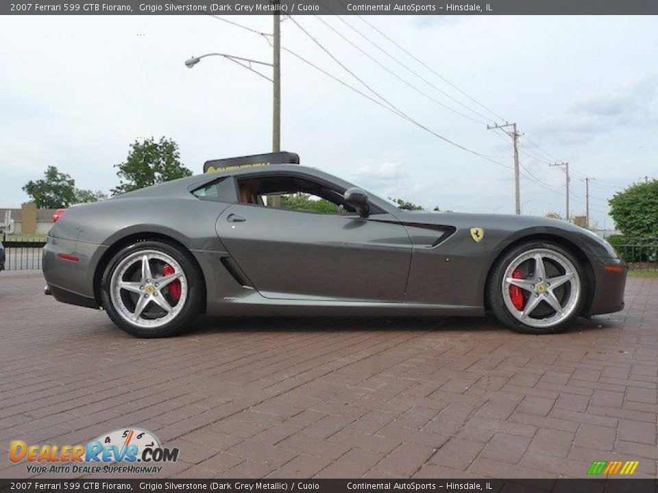 Grigio Silverstone (Dark Grey Metallic) 2007 Ferrari 599 GTB Fiorano  Photo #9