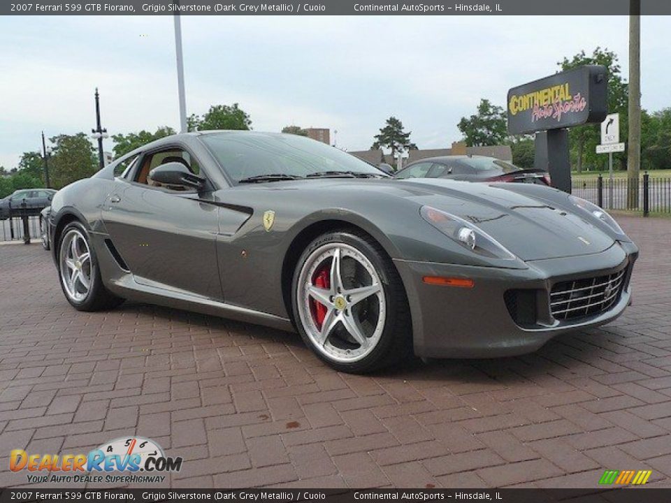 Grigio Silverstone (Dark Grey Metallic) 2007 Ferrari 599 GTB Fiorano  Photo #10