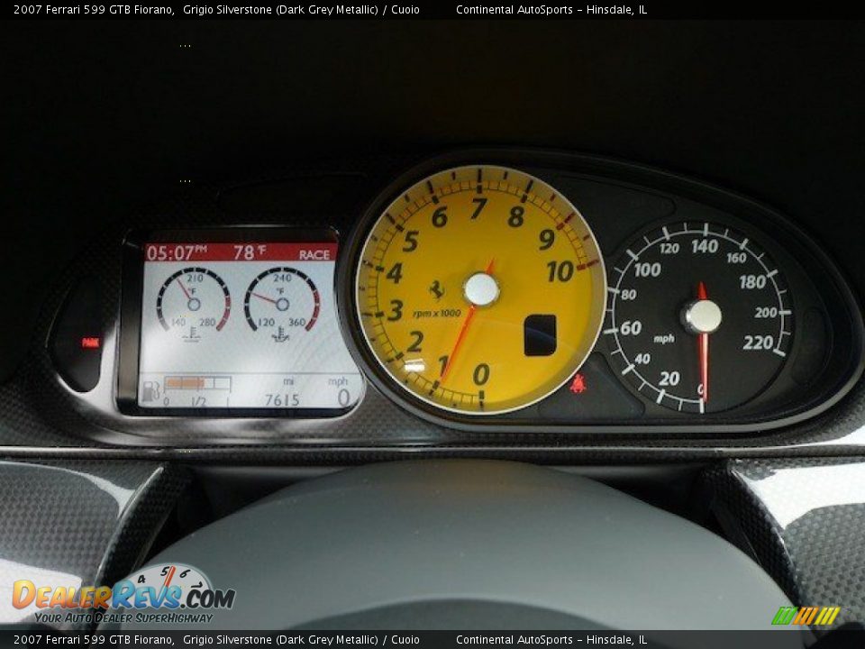 2007 Ferrari 599 GTB Fiorano  Gauges Photo #24