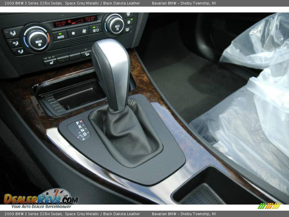 2009 BMW 3 Series 328xi Sedan Space Grey Metallic / Black Dakota Leather Photo #14