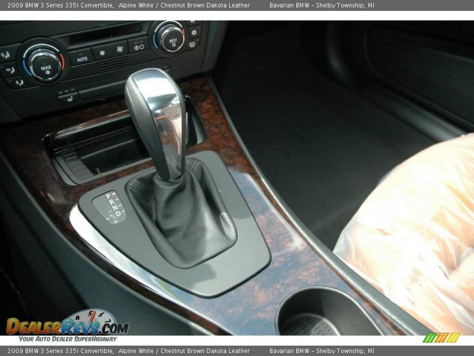 2009 BMW 3 Series 335i Convertible Alpine White / Chestnut Brown Dakota Leather Photo #14