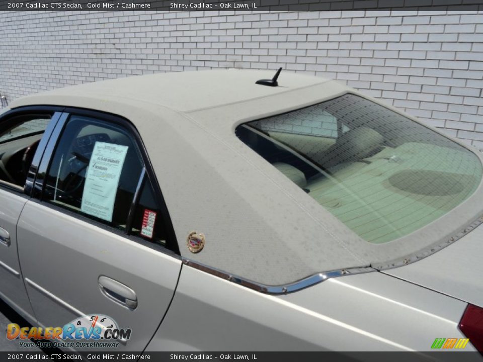 2007 Cadillac CTS Sedan Gold Mist / Cashmere Photo #9