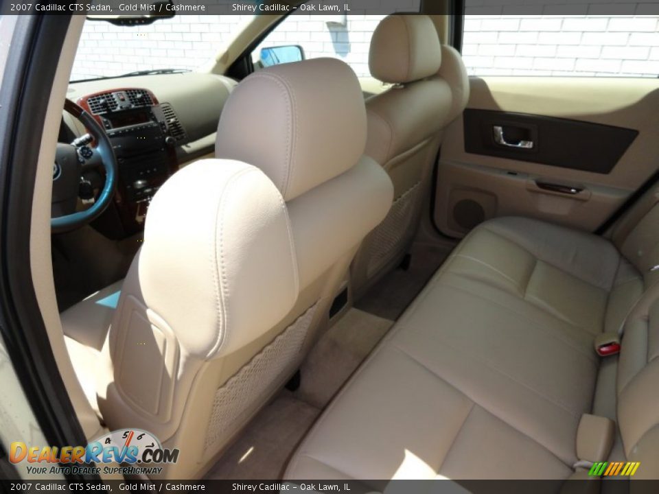 2007 Cadillac CTS Sedan Gold Mist / Cashmere Photo #11
