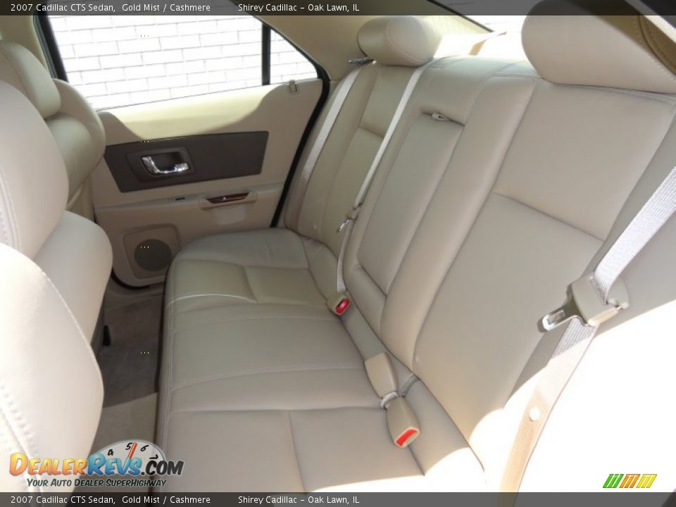 2007 Cadillac CTS Sedan Gold Mist / Cashmere Photo #12