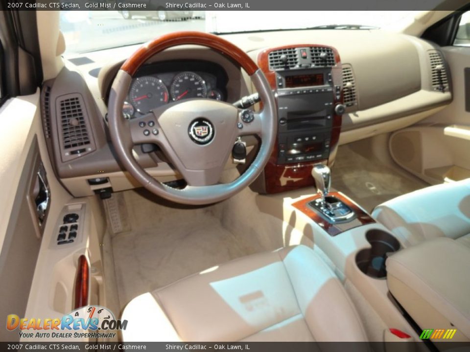 2007 Cadillac CTS Sedan Gold Mist / Cashmere Photo #13