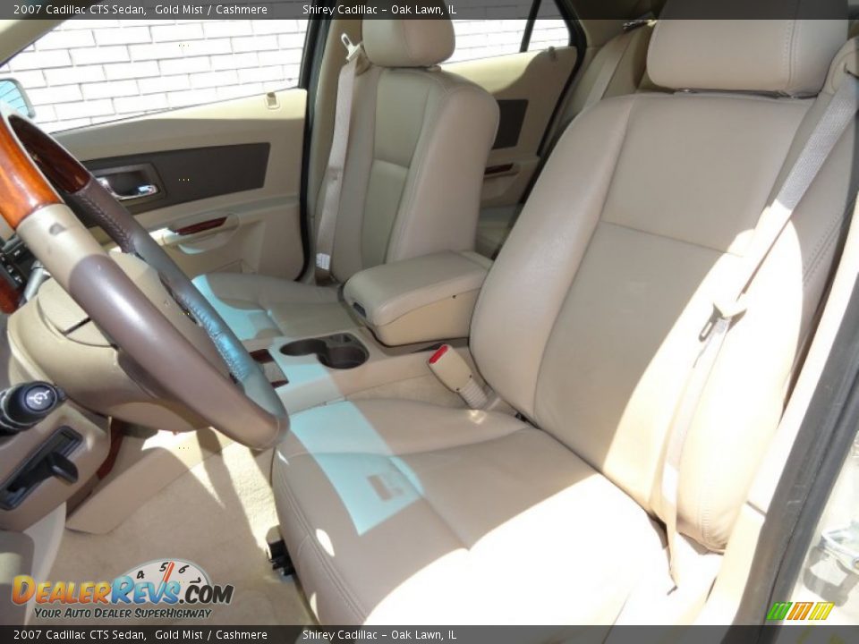2007 Cadillac CTS Sedan Gold Mist / Cashmere Photo #14