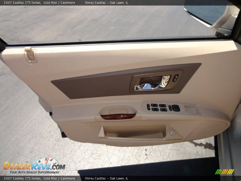 2007 Cadillac CTS Sedan Gold Mist / Cashmere Photo #15