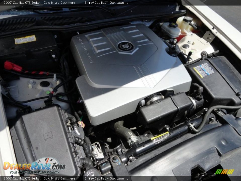2007 Cadillac CTS Sedan Gold Mist / Cashmere Photo #17