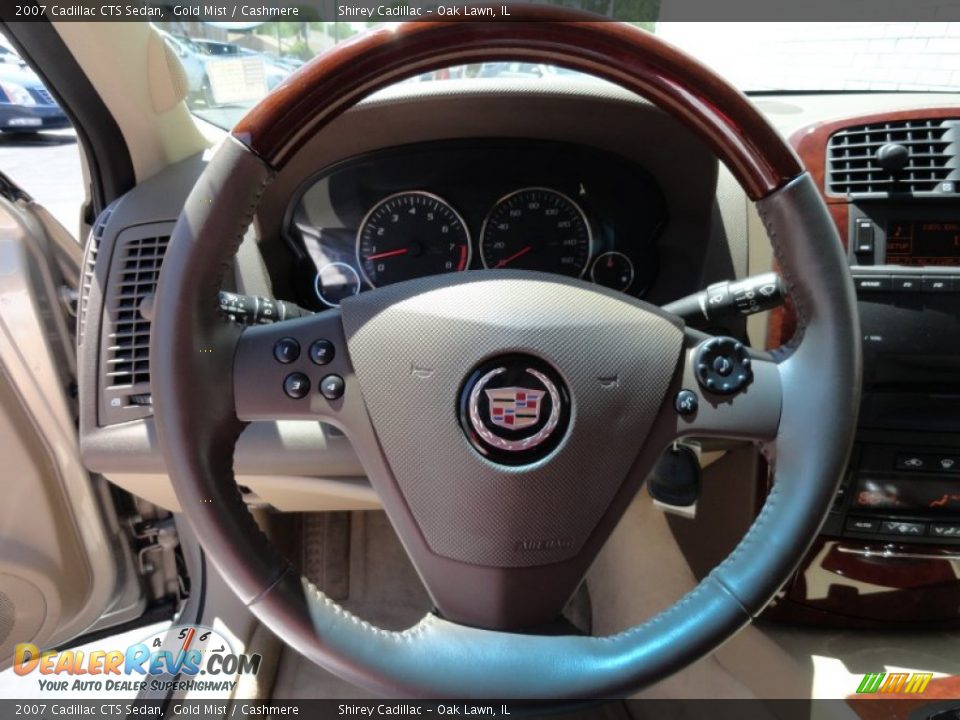 2007 Cadillac CTS Sedan Gold Mist / Cashmere Photo #18
