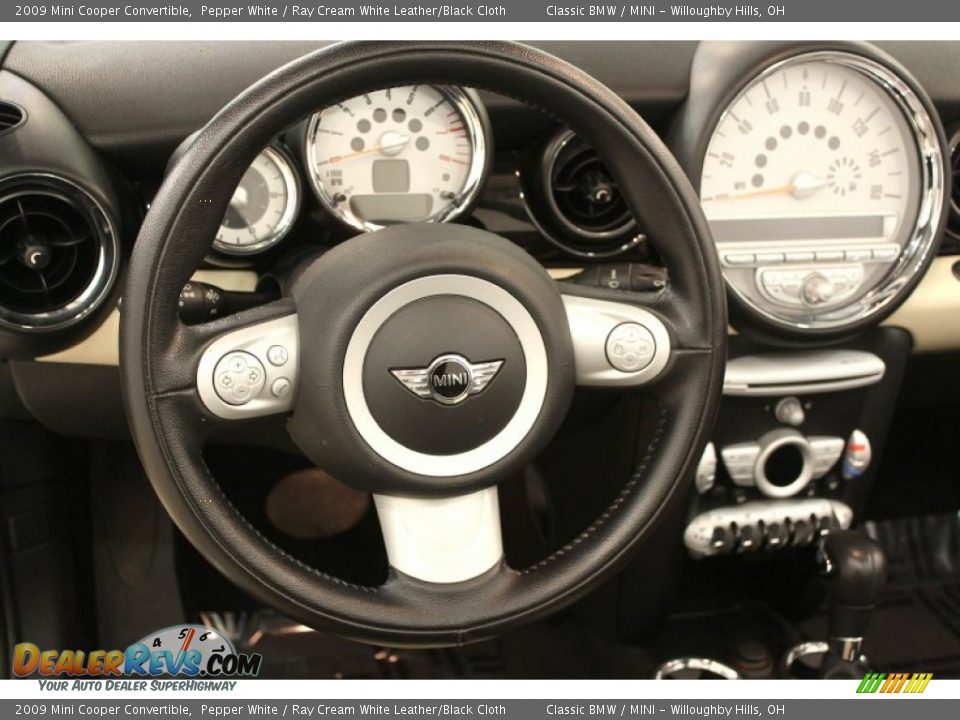 2009 Mini Cooper Convertible Steering Wheel Photo #10