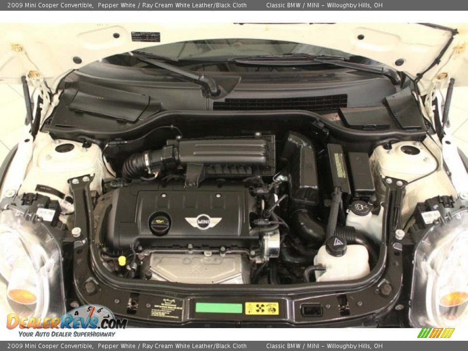 2009 Mini Cooper Convertible 1.6 Liter DOHC 16-Valve VVT 4 Cylinder Engine Photo #25