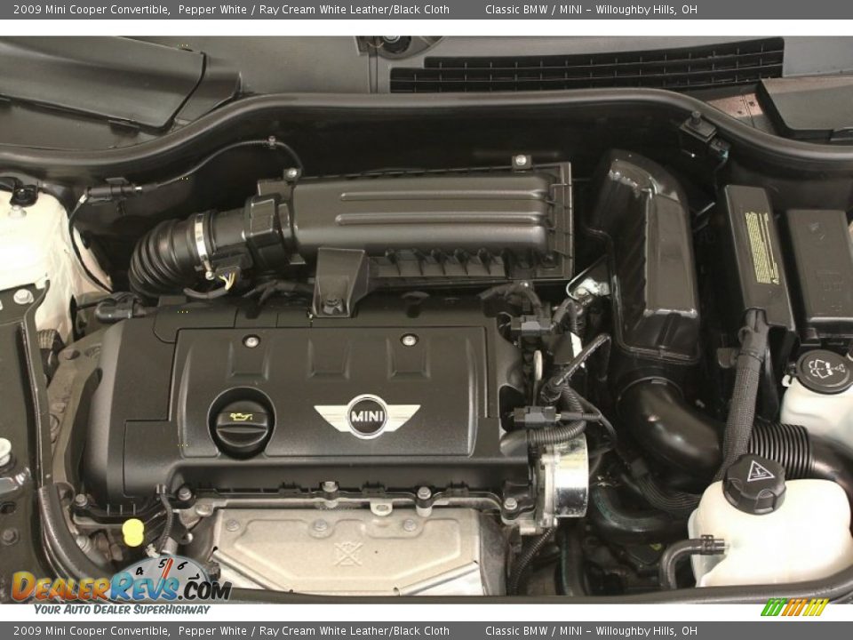 2009 Mini Cooper Convertible 1.6 Liter DOHC 16-Valve VVT 4 Cylinder Engine Photo #26