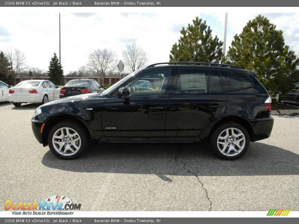 2009 BMW X3 xDrive30i Jet Black / Black Photo #2