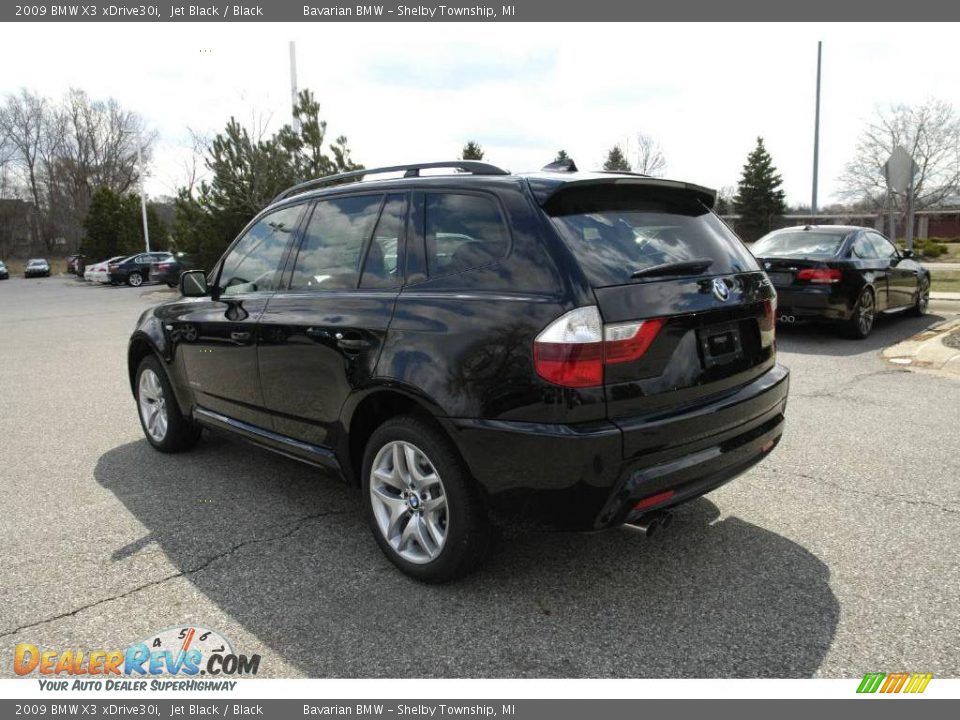 2009 BMW X3 xDrive30i Jet Black / Black Photo #3