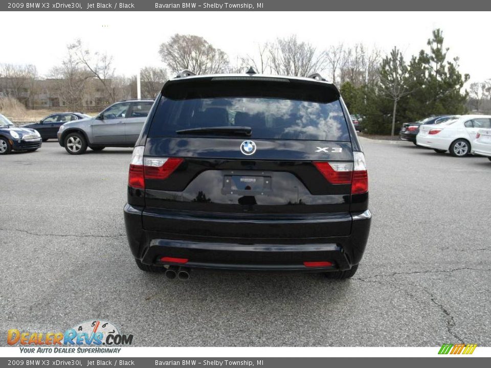 2009 BMW X3 xDrive30i Jet Black / Black Photo #4