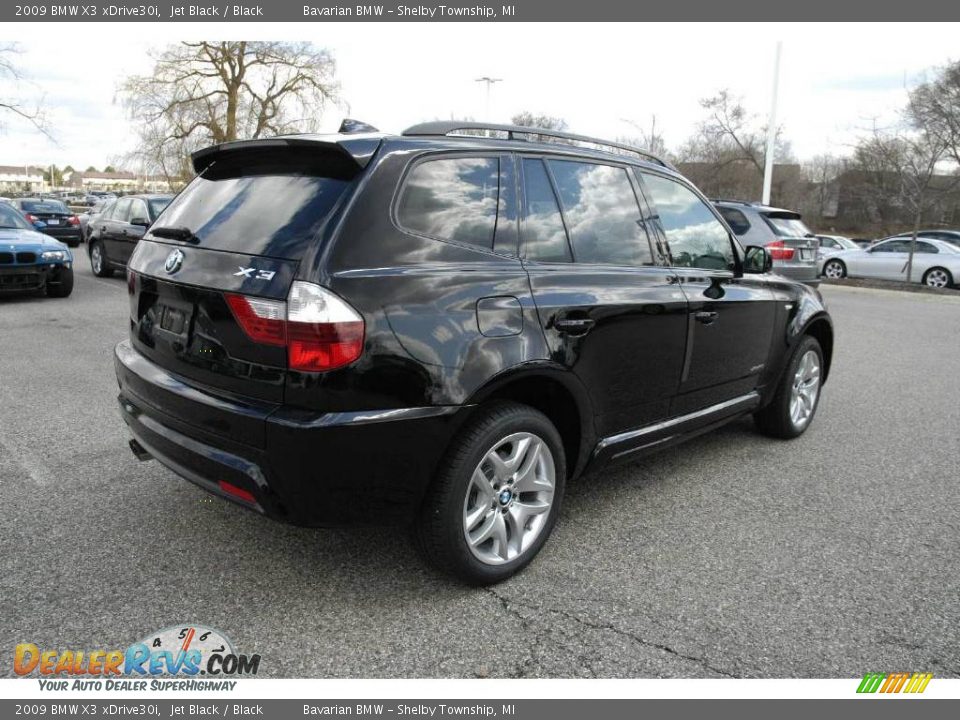 2009 BMW X3 xDrive30i Jet Black / Black Photo #5