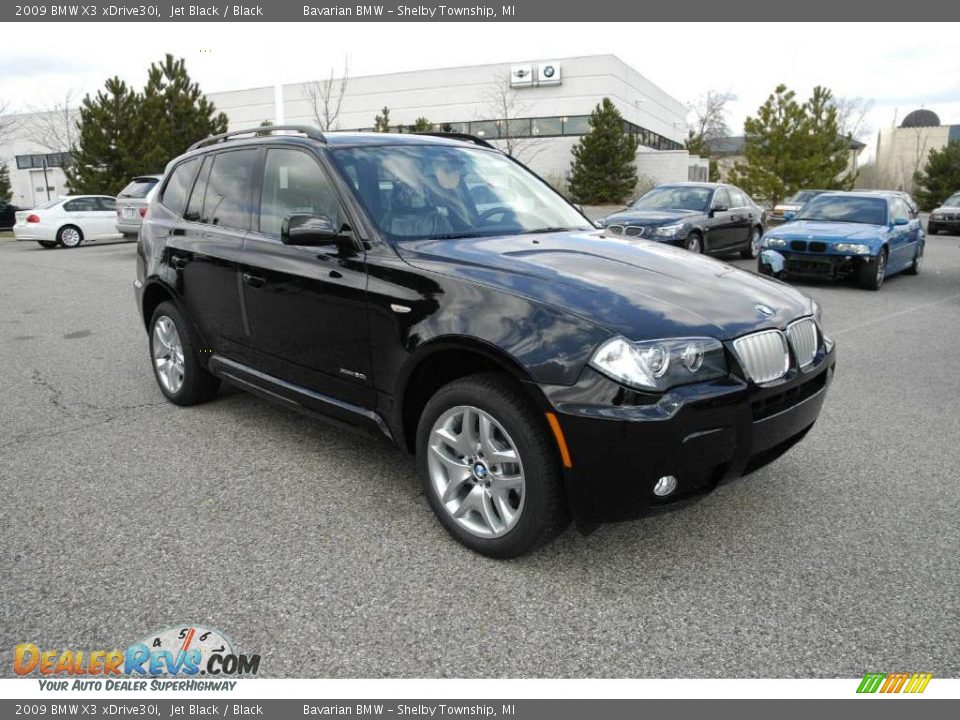 2009 BMW X3 xDrive30i Jet Black / Black Photo #7