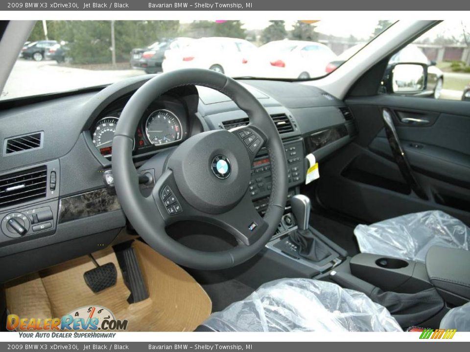 2009 BMW X3 xDrive30i Jet Black / Black Photo #9