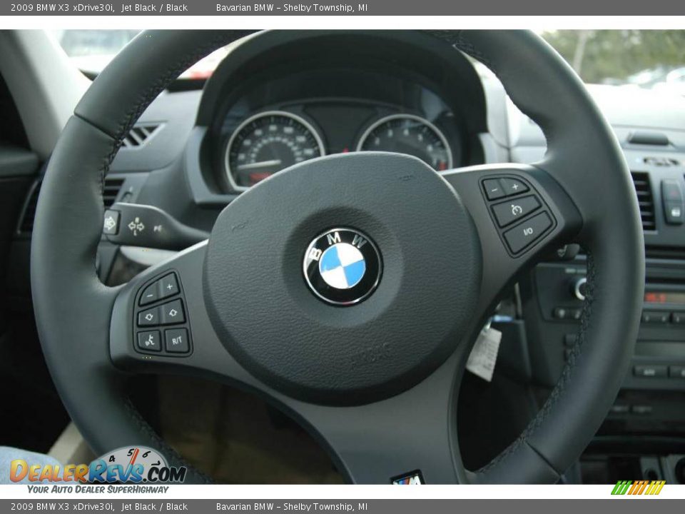 2009 BMW X3 xDrive30i Jet Black / Black Photo #15