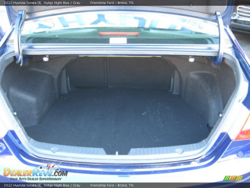 2012 Hyundai Sonata SE Indigo Night Blue / Gray Photo #14