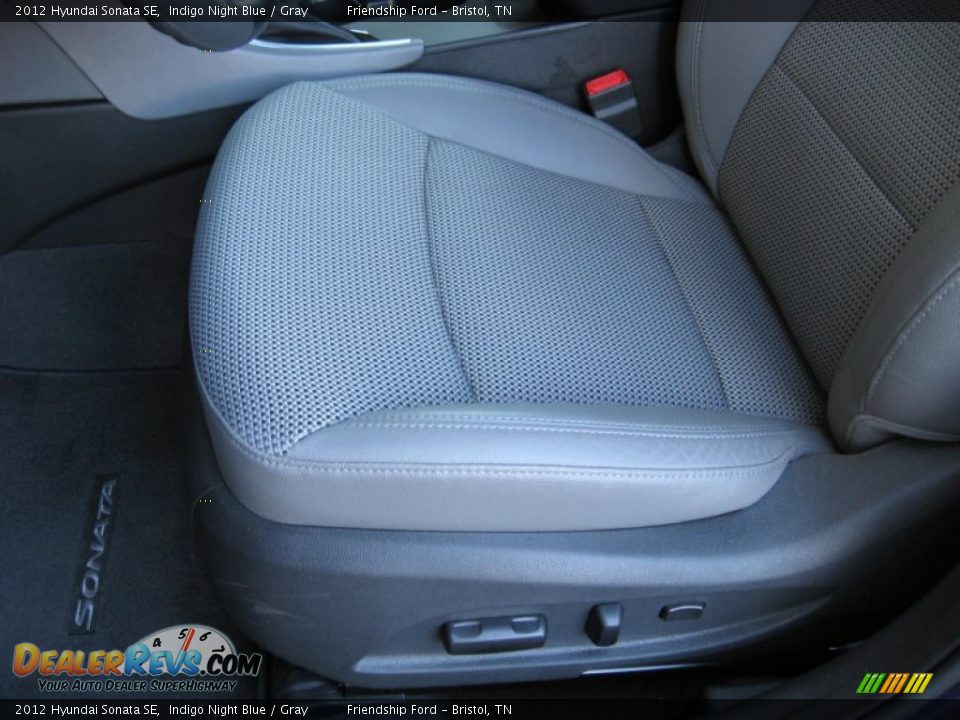 2012 Hyundai Sonata SE Indigo Night Blue / Gray Photo #17