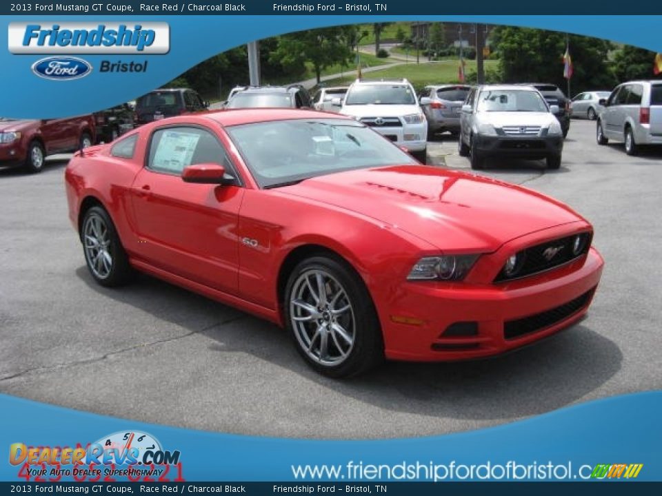 2013 Ford Mustang GT Coupe Race Red / Charcoal Black Photo #4